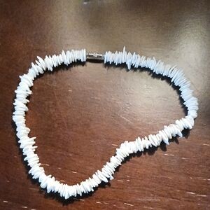 Crushed Puka Shell Choker From Hawaii.